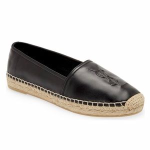 Saint Laurent Leather Espadrilles